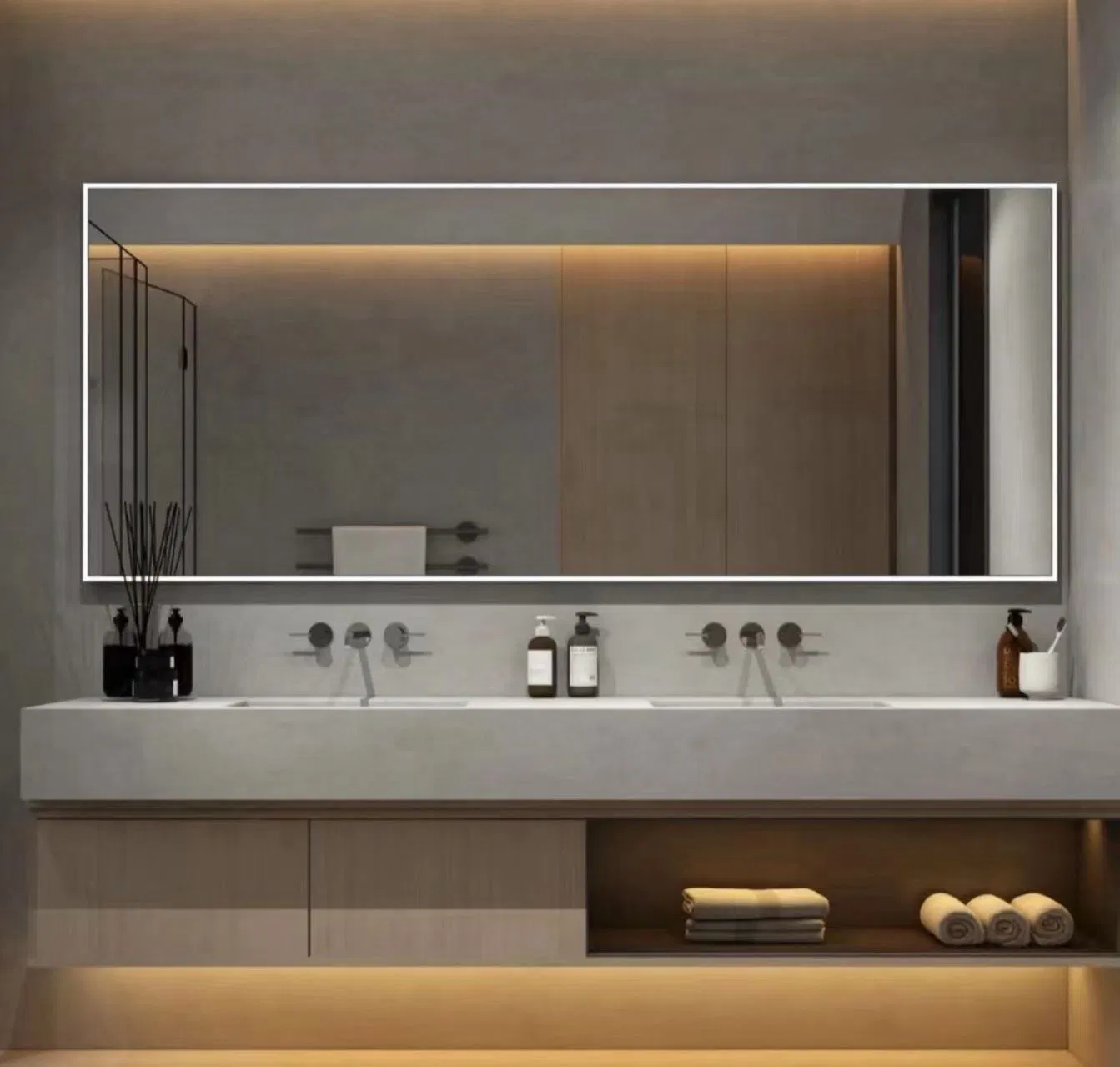 2mm, 3mm, 4mm Customizable Size Silver Mirror Glass Ideal for Interior Design Projects, Furniture Inserts & Beauty Studios