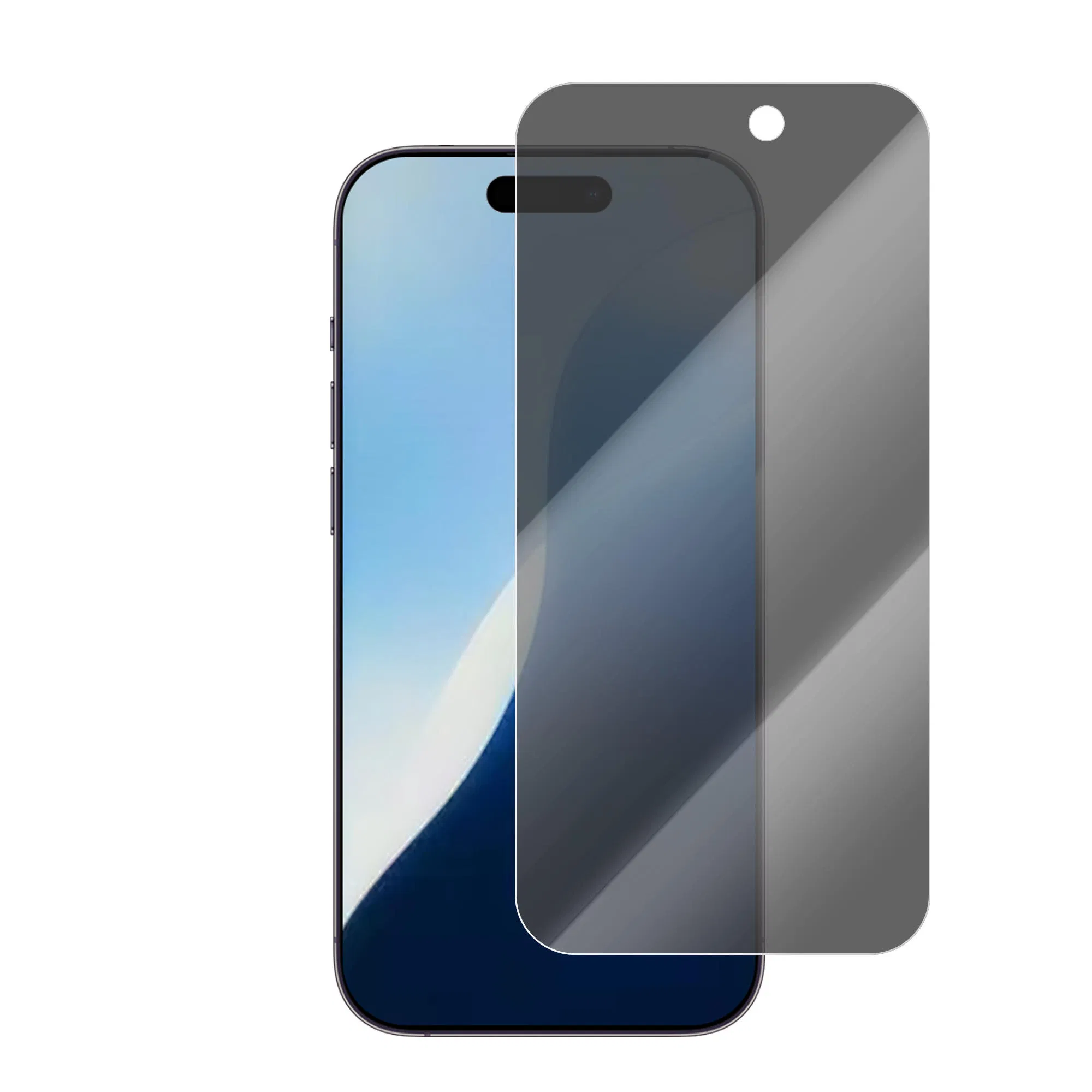 Защитное стекло Privacy для iPhone 15 с эффектом приватности