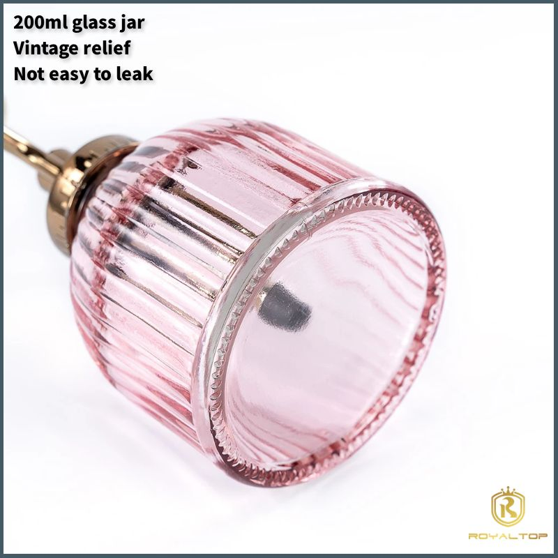 Small Glass Watering Can 200ml Spray Bottle Glass Plant Mister with Plastic Top Pump for Indoor Potted Plants