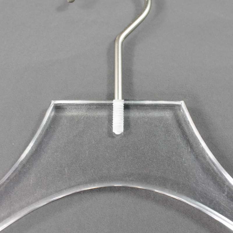 Thick Acrylic Transparent Coat Sweater Display Hangers for Garment Hotel