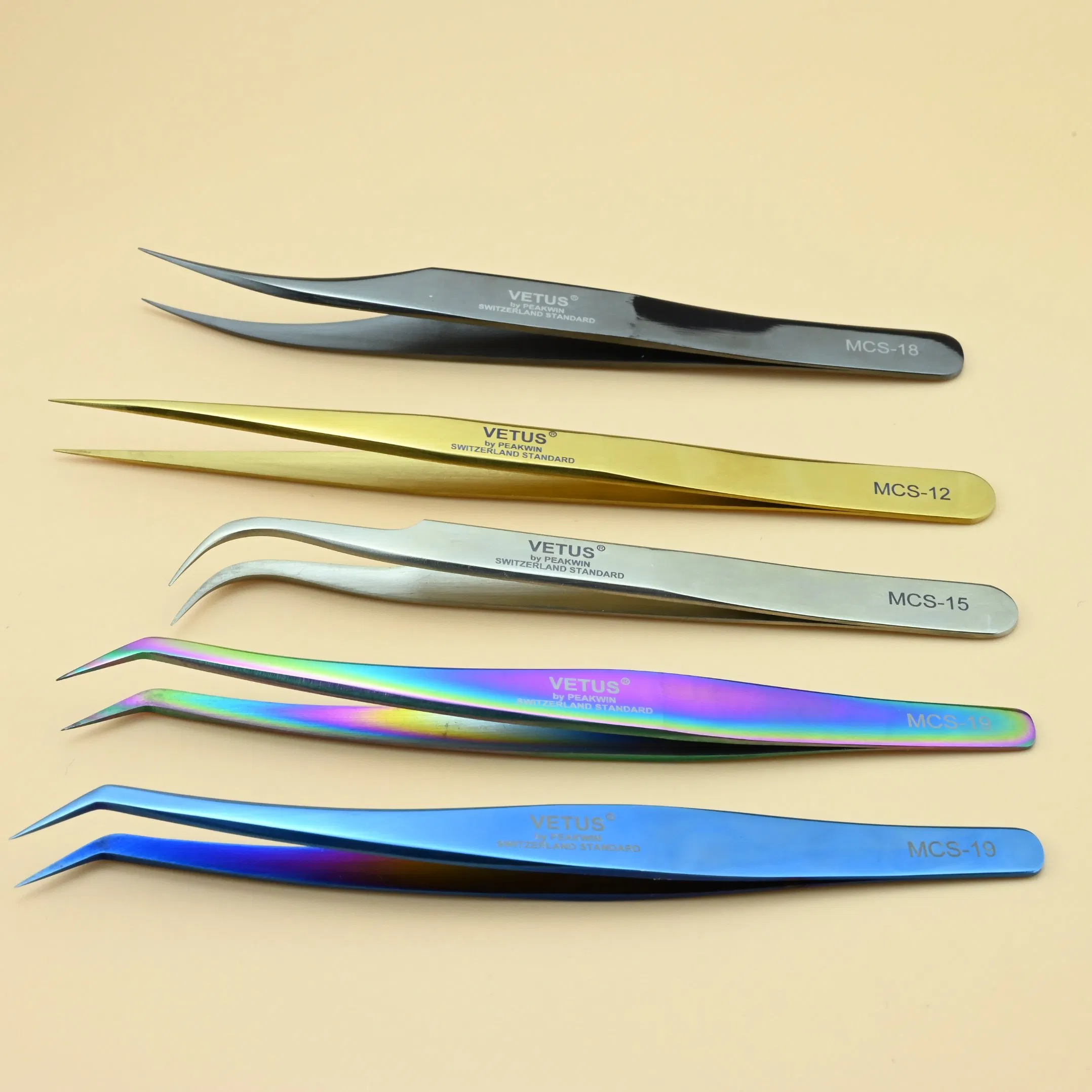Mt Lashes China Wholesale High Quality Precision Slant Eyebrow Eyelashes Tweezer