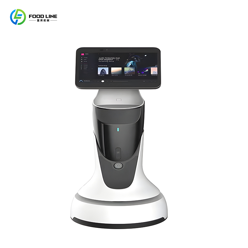 Ai Programmable Big Mobile Customer Hotel Advertising Reception Robot Waiter