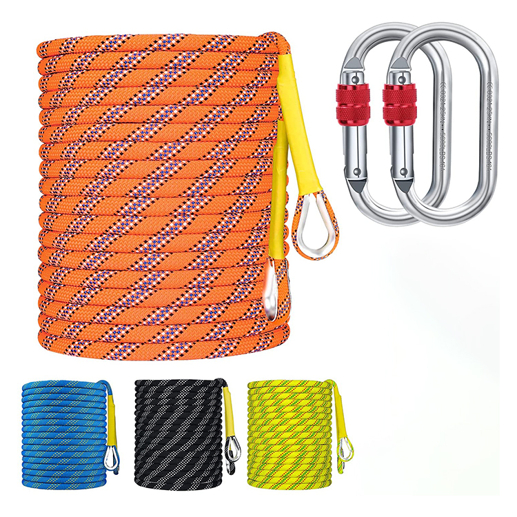 Веревка страховочная 8-18 мм высокопрочная для скалолазания