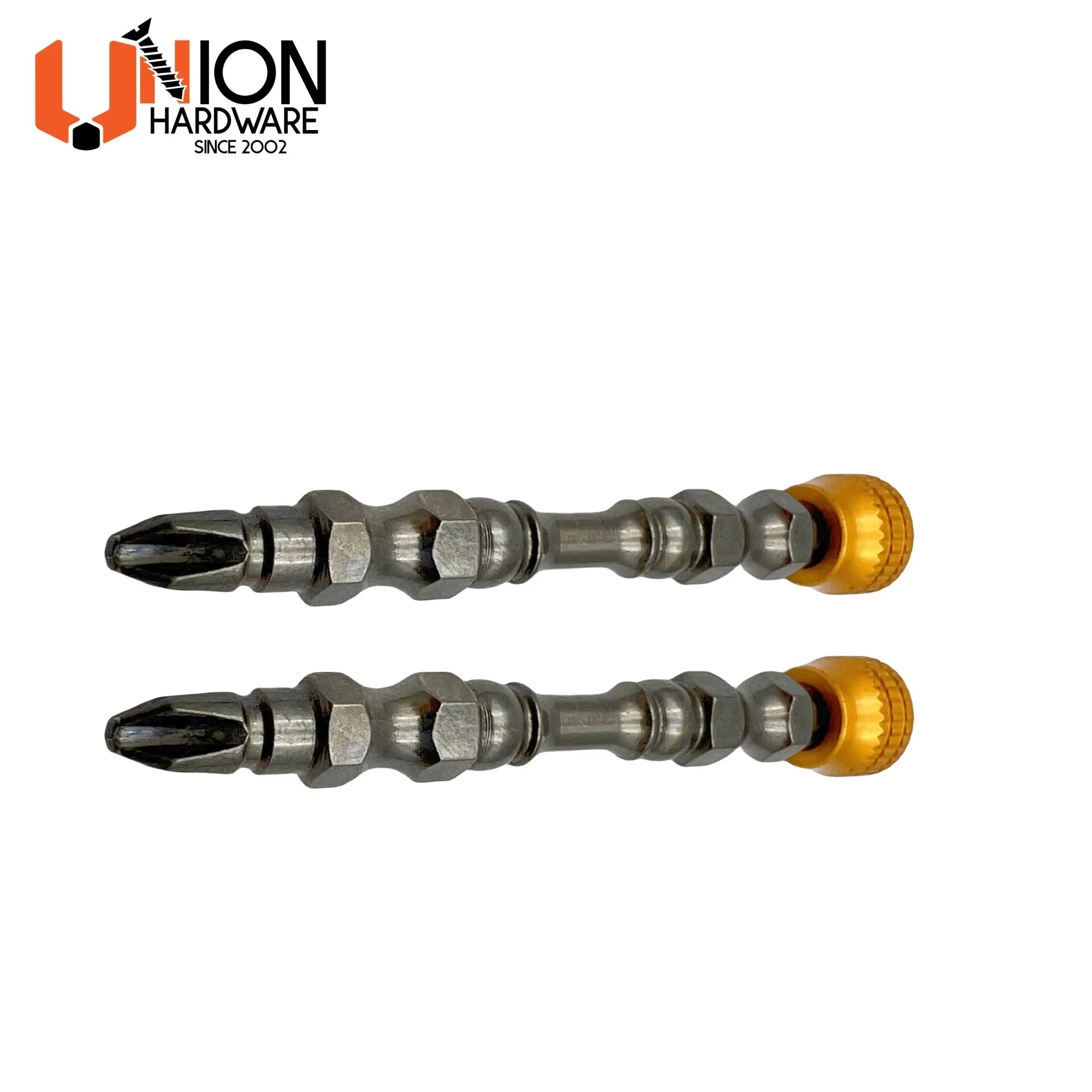 Customized 1/4" pH1 pH2 pH3 Strong Magnetic Drywall 6mm Screw Bit for Impact Driver in Various Length with Magnetic Ring