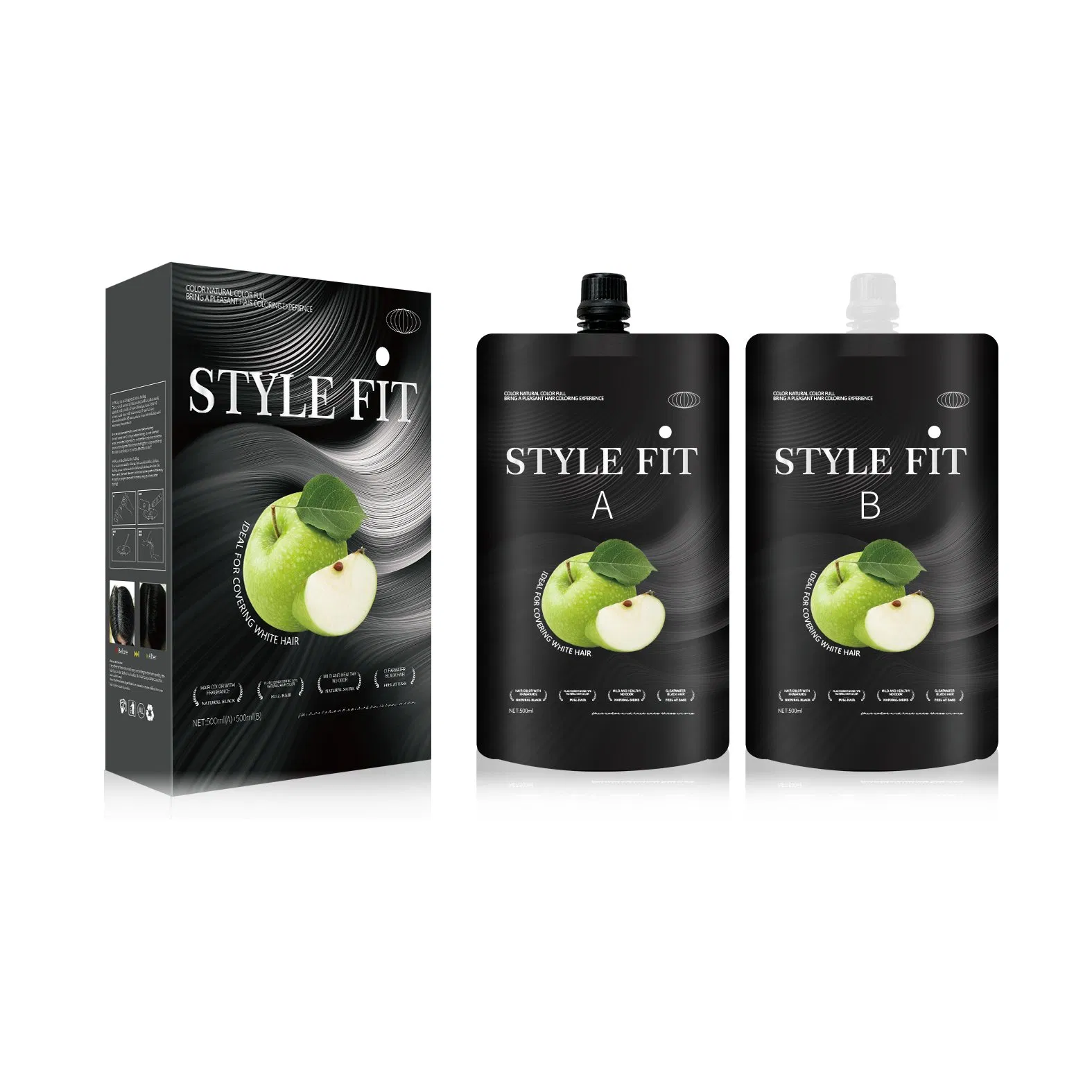 Ammonia Free Full Coverage Hair Care Professional Hair Color Cream