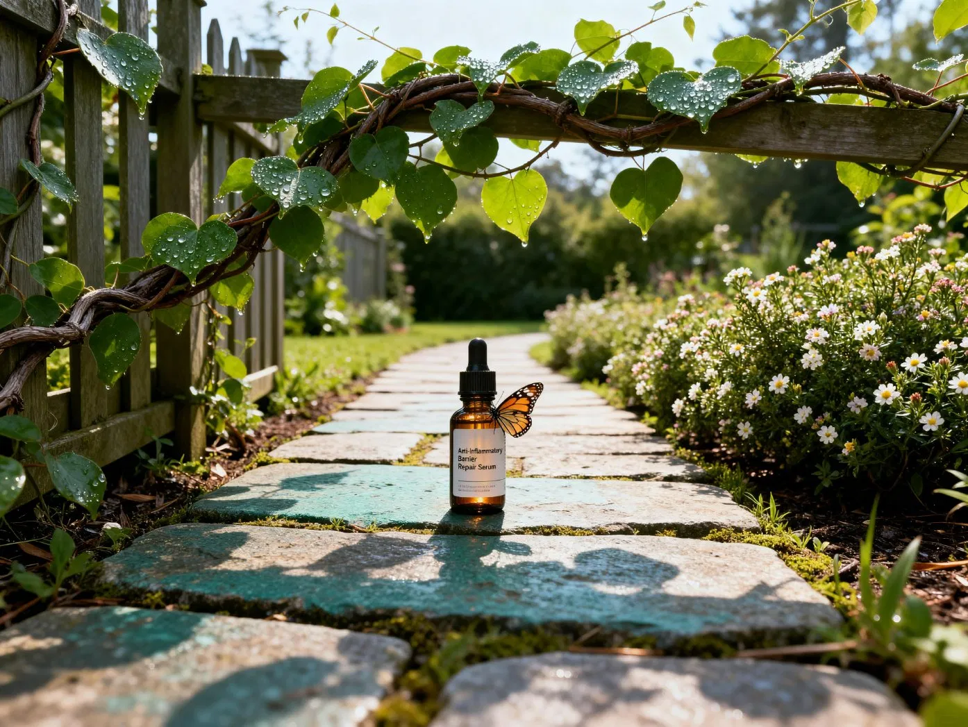 Professional Pain Soothing and Repair Face Toner with Wound Healing Flower Extract and Tetrahydromethylpyrimidine Carboxylic Acid for Post-Procedure Skin Recove