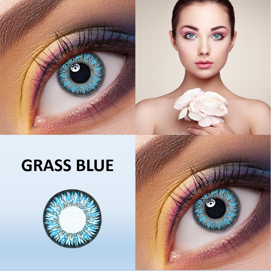 Lenses for Colored Eyes 14.2 mm Contact Lenses Eye Lens Color Contact Natural Lenses Without Diopters