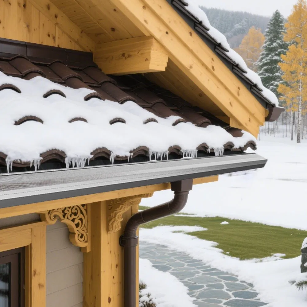 Aluminum Rain Gutter Guard Can Be Heated