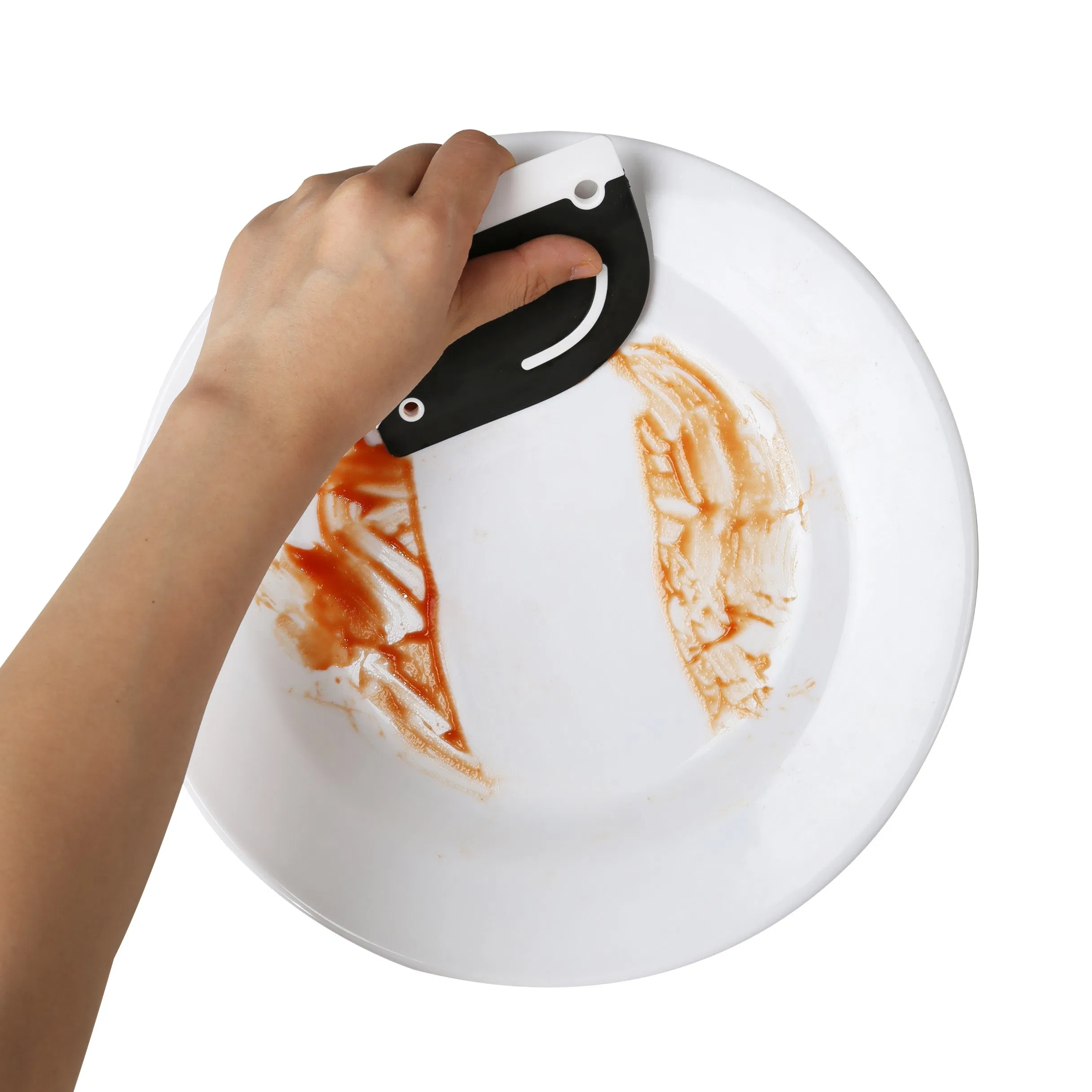 Kitchen Washing Cleaning Non Slip Easy to Clean Scraper Tool Pan Cup Dish Squeegee