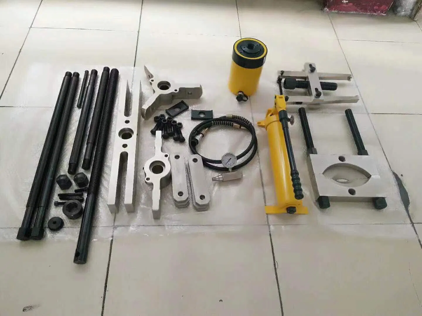 Bhp-2751g Enerpac Equivalent 10000psi 20 Ton Manual Hydraulic Master Puller Set