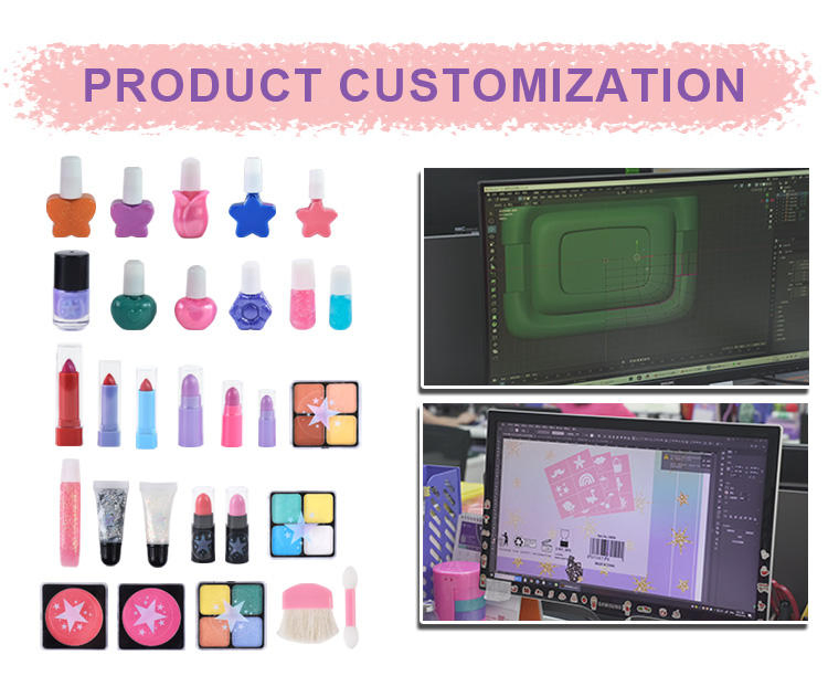 Organic Kids Makeup Kit - Washable, Non-Toxic, Fun Cosmetics