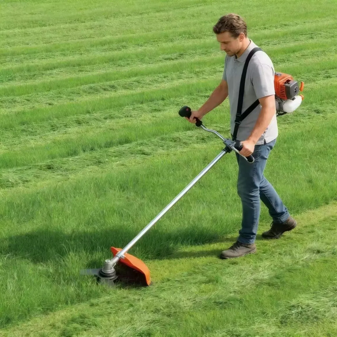 Hand-Held Grass Eater Agricultural Tools for Lawn Side-Back Brush Cutter