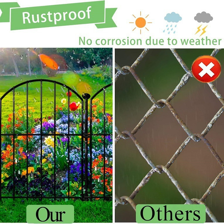 Iron Fence Retro Planting Garden Decoration Fence Iron Wire Climbing Frame