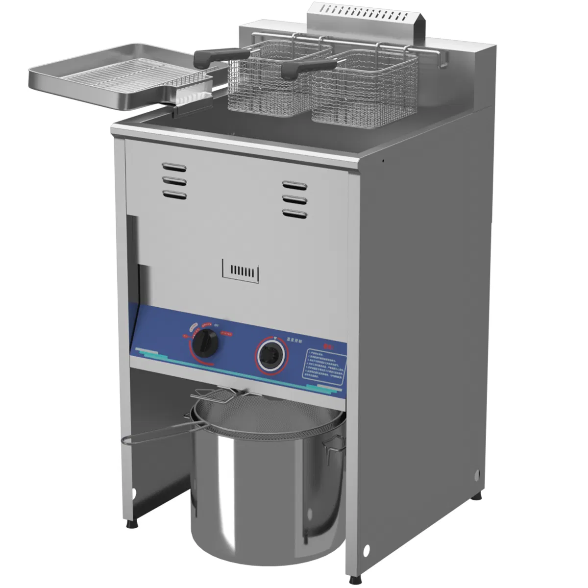 Wholesale 40L Gas Fryer Chicken Beef Commercial Gas Fryer
