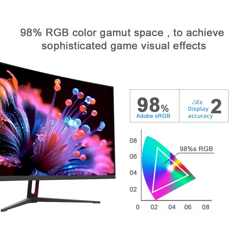 Игровой монитор 22-49 дюймов, 165Hz, 2K/4K, безрамочный