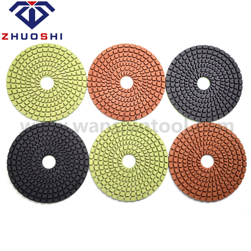Wet Diamond Polishing Pad Flexible Polishing Pad for Granite