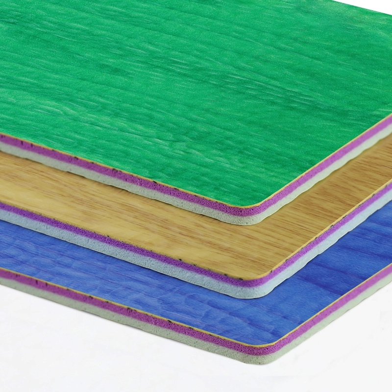 Fitness Center Sports Running Non-Slip PVC Vinyl Plastic Rolling Floor