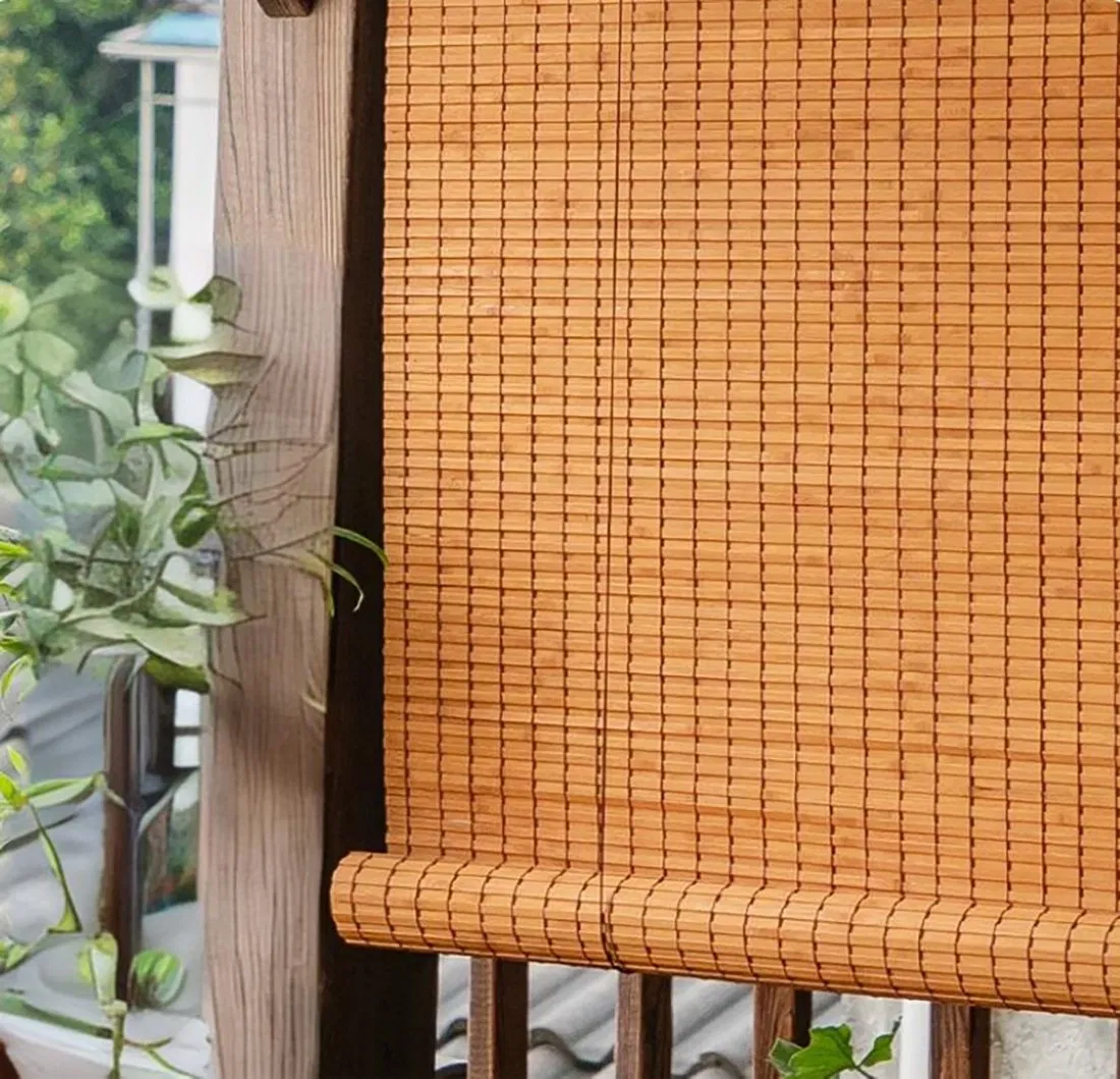 First Price Customized Bamboo Window Blinds Outdoor Roller up Blinds