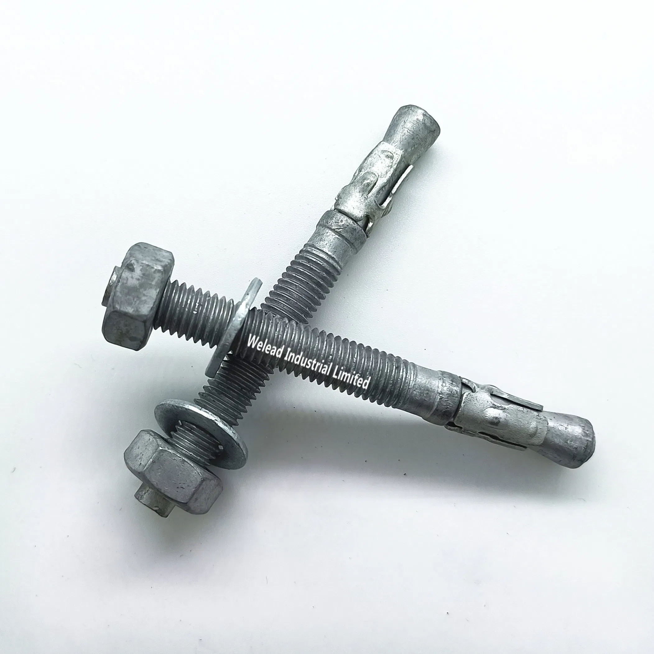 Клиновой анкер M6-M24 оцинкованный с гайкой