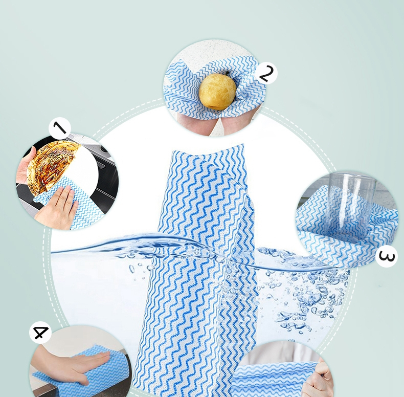 Disinfecting kitchen cloths and antibacterial rags