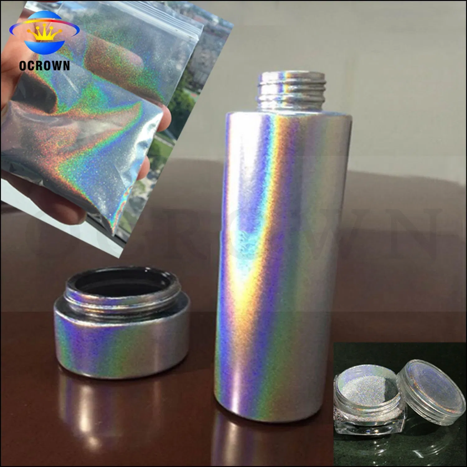 Holographic Laser Powder Rainbow Effect Pigment for Nail Car Paints