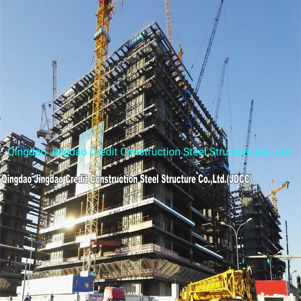 Customized High Rise Steel Structure Steel Construction Office Hotel Building