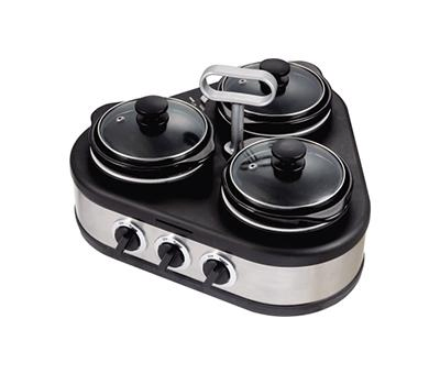 Versatile Three 1.0 Quart Slow Cooker for Effortless Meal Preparation