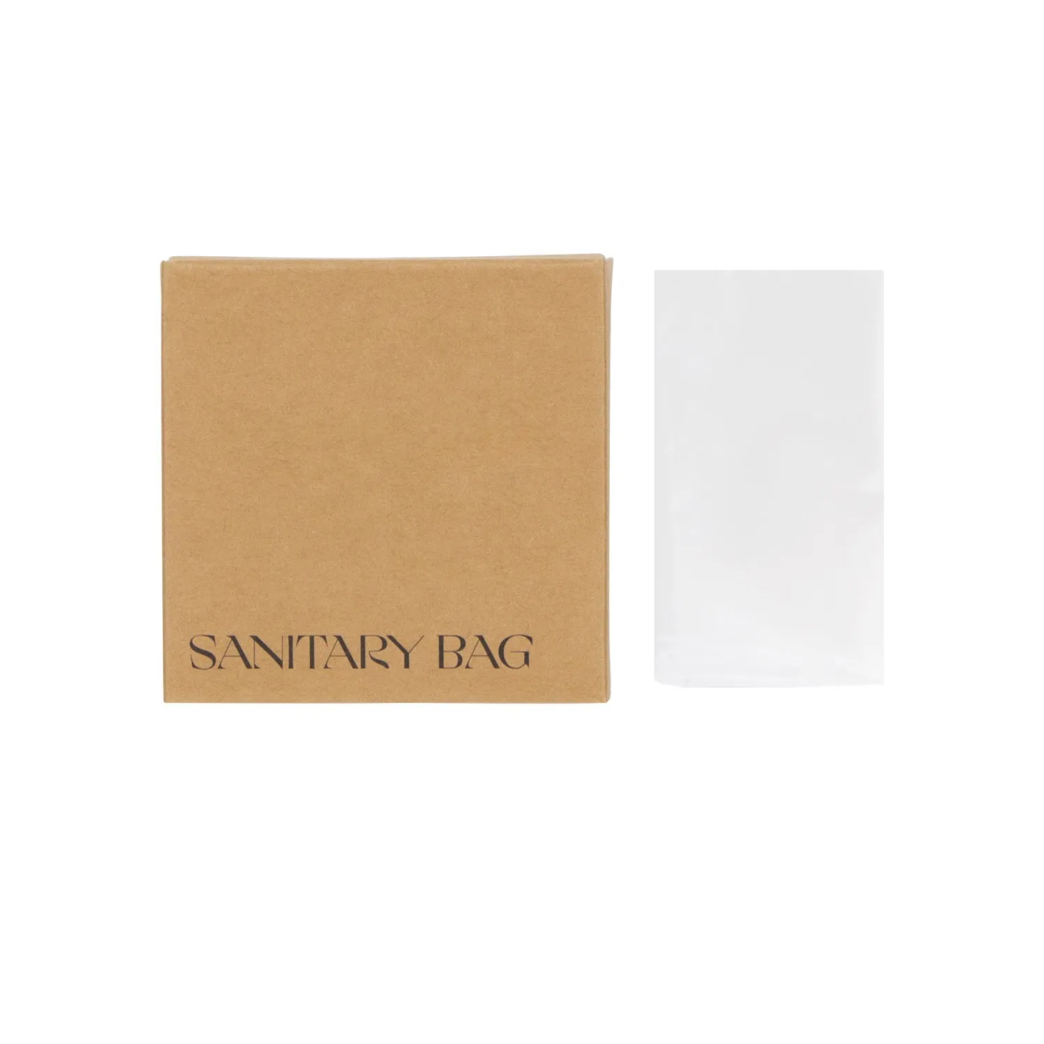 Cornstarch Hygiene Bag Disposable Hotel Plastic Sanitary Bag for Women