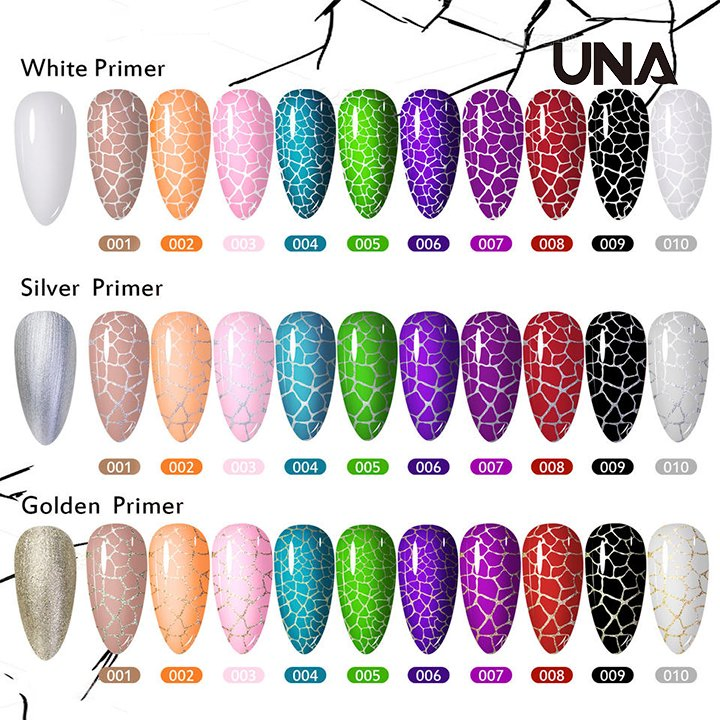2025 Cross-Border Hot Selling Item Crack Adhesive Marbling Burst Suit Wholesale Nail Gel Polish