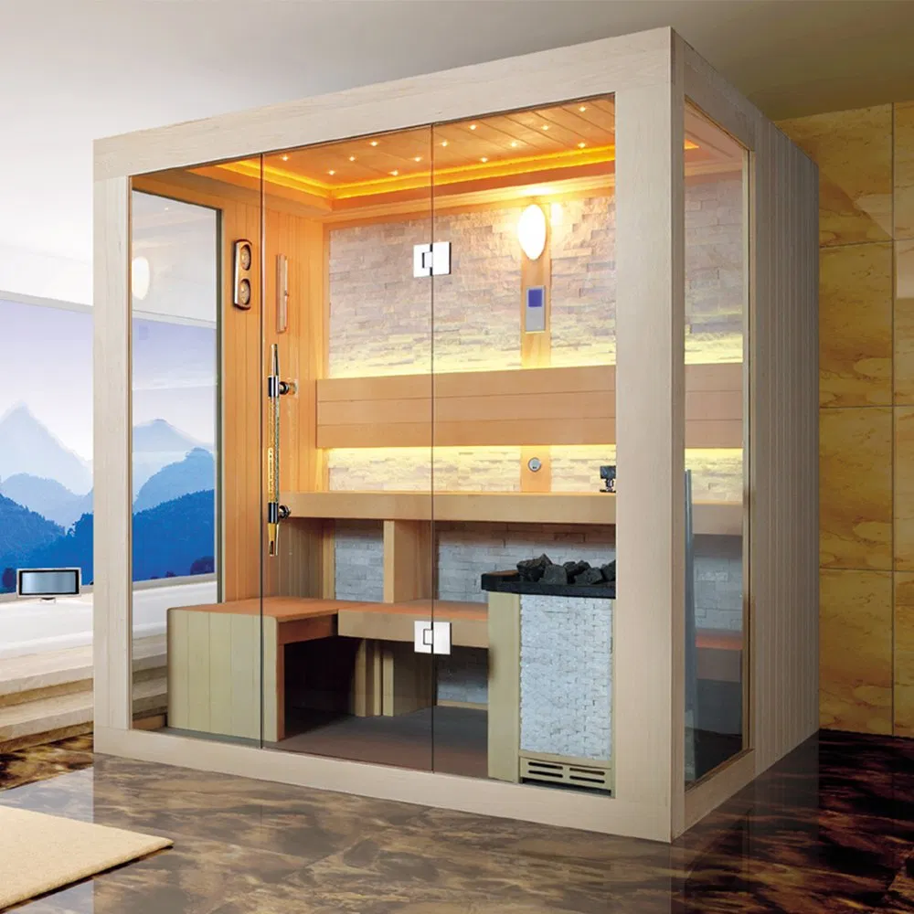 Личная сауна-кабина из массива дерева Ayous