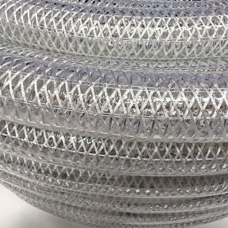 Anti Static Spiral Steel Wire PVC Reinfoced Fiber Suction Thunder Spring Hose