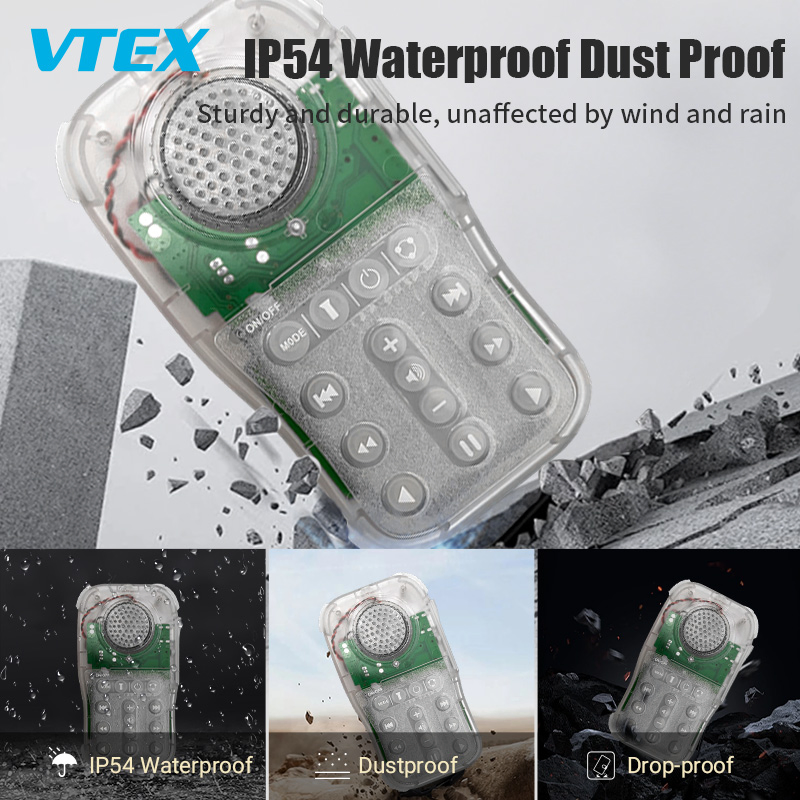 Prison Jail Use Portable Transparent Clear Case Speaker Quran Audio MP3 Player