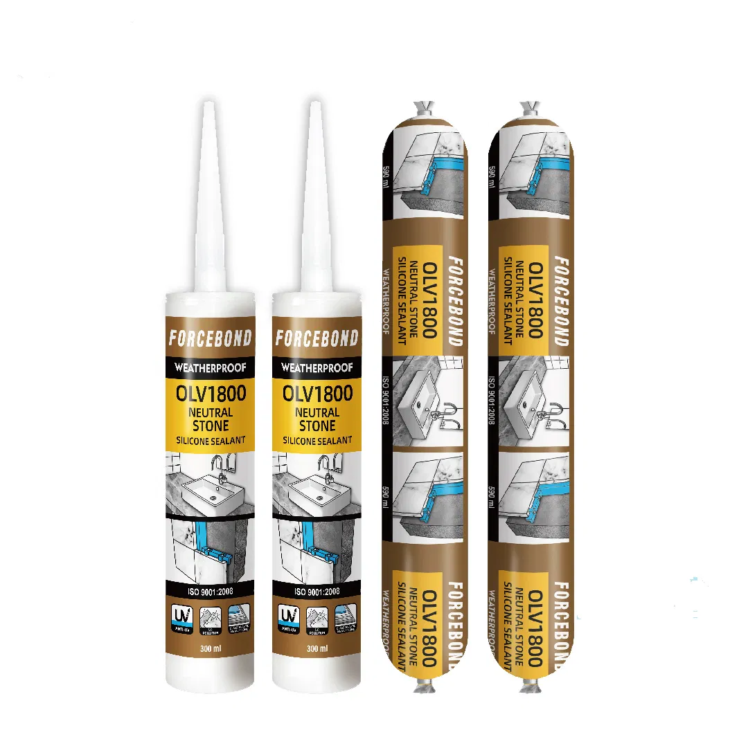 Building Material Construction Adhesive Olv1800 Weatherproof Stone Silicone Sealant for Roofing