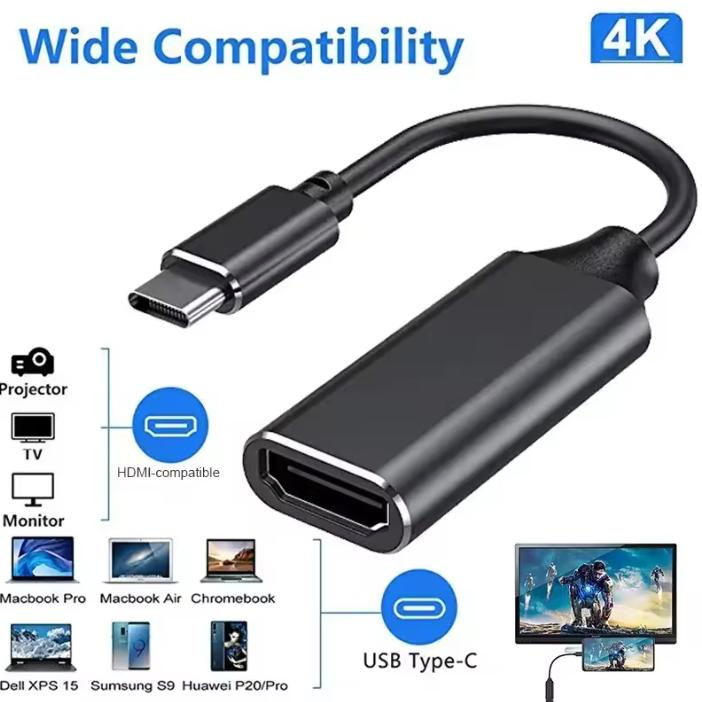 HD Products Type C USB to HDMI Adapter 4K Cable USB 3.1 HDMI Converter