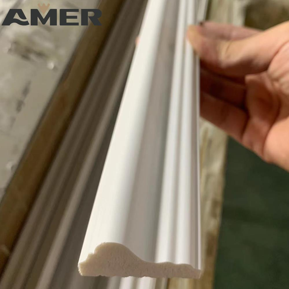 Waterproof Skirting PS White Bathroom Skirting Board