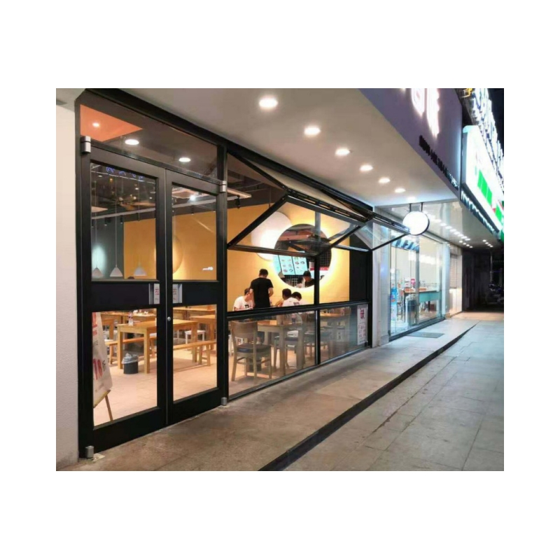 Accordion Sliding Glass Windows Collapsible Window Glass Panel Bifold Windows