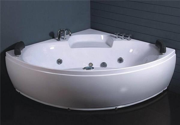 Акриловая угловая ванна полукруглая