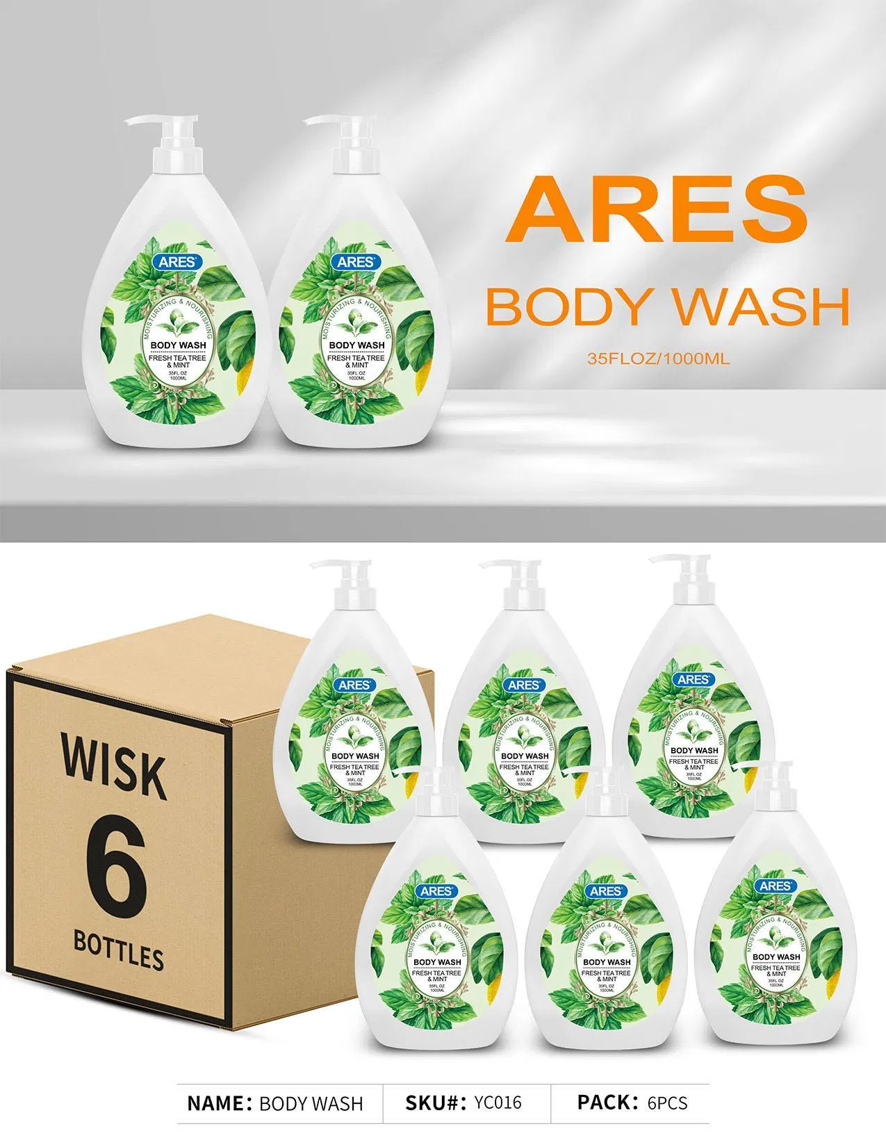 Body Wash, Body Soap, Shower Gel Hydrating OEM/ODM Customized