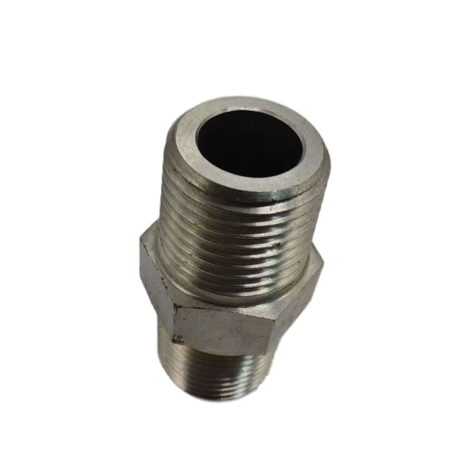 Male Straight BSPT Tube Fittings Pipe Fitting Connector Hydraulic Adapter Applied in Air Compressors, Pneumatic Tools, and Factory Automation Lines