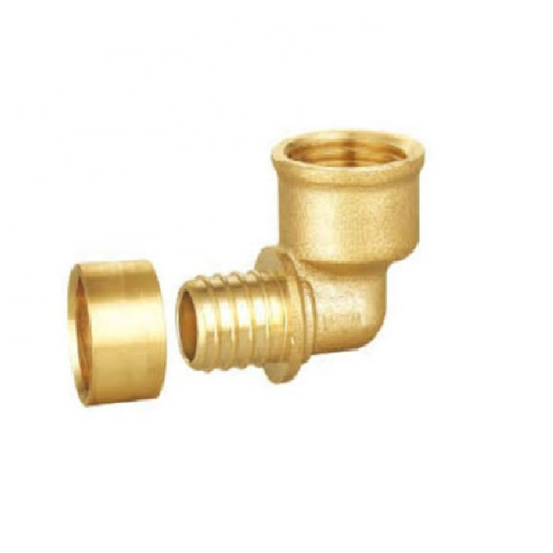 Wall Plate Female Elbow Copper Sliding Fitting for Water with Union