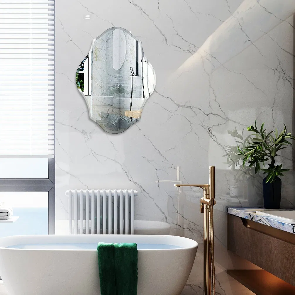 Wholesale Home Decoration New Products Wall Mounted Smart Bathroom Living Room Beveled Decor Framless Mirror