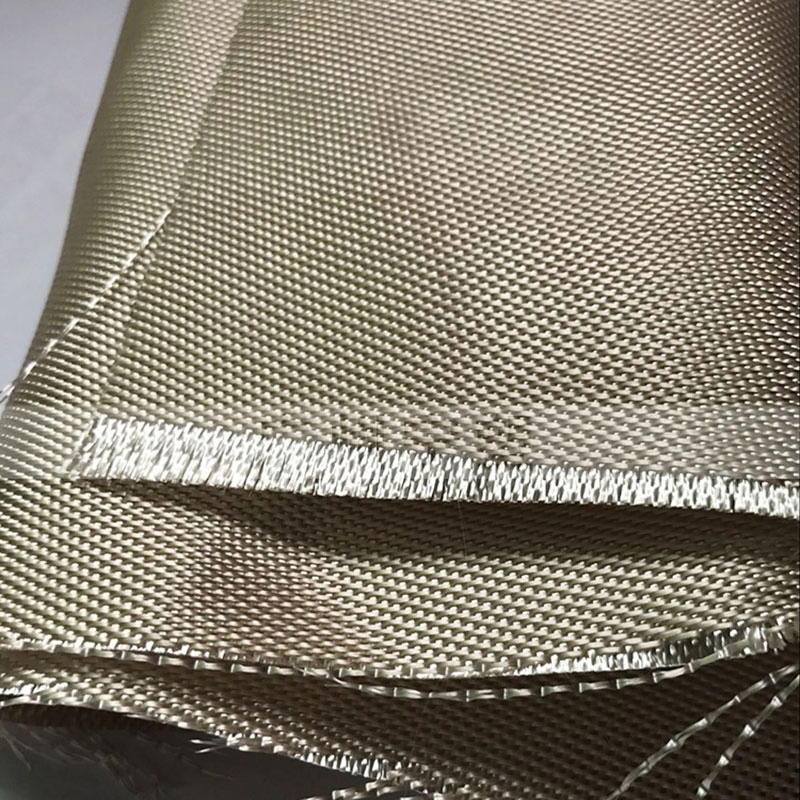 High Temperature Resistant High Silica Glass Fiber Cloth Yellow High Temperature Resistant Material Silicone Cloth Fireproof Manufacturer