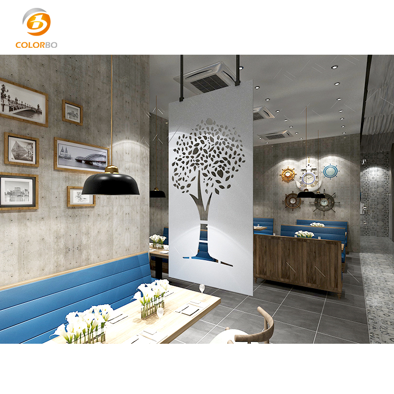 Hollow out 2400*600 mm Customized PET Space Divider Room Furniture Screen with Cheap Price