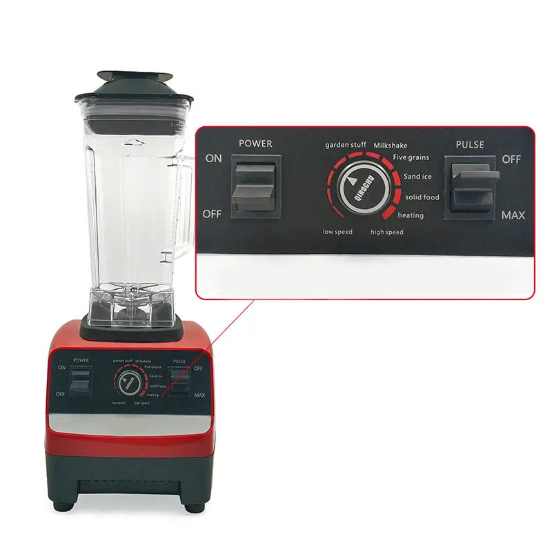 Ranbem Adjustable Speeds 6 Stainless Steel Blades Smoothie Blender Licuadora Mixer Grinder Fresh Juicer Blender