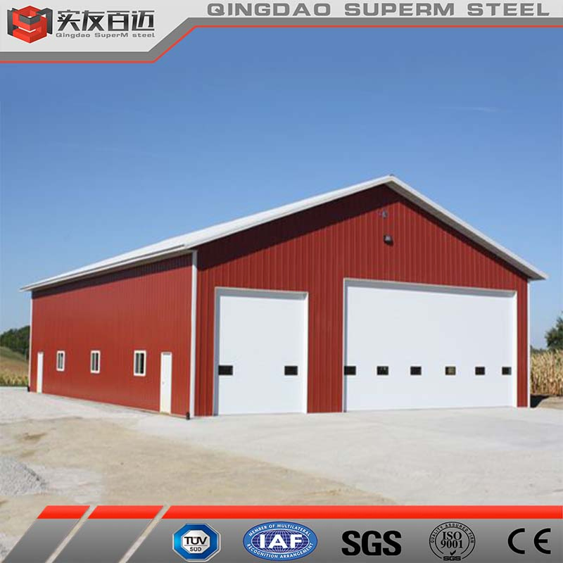 Prefabricated Steel Structure Metal Garage Kits Building Prefab Steel Structure Car Garage