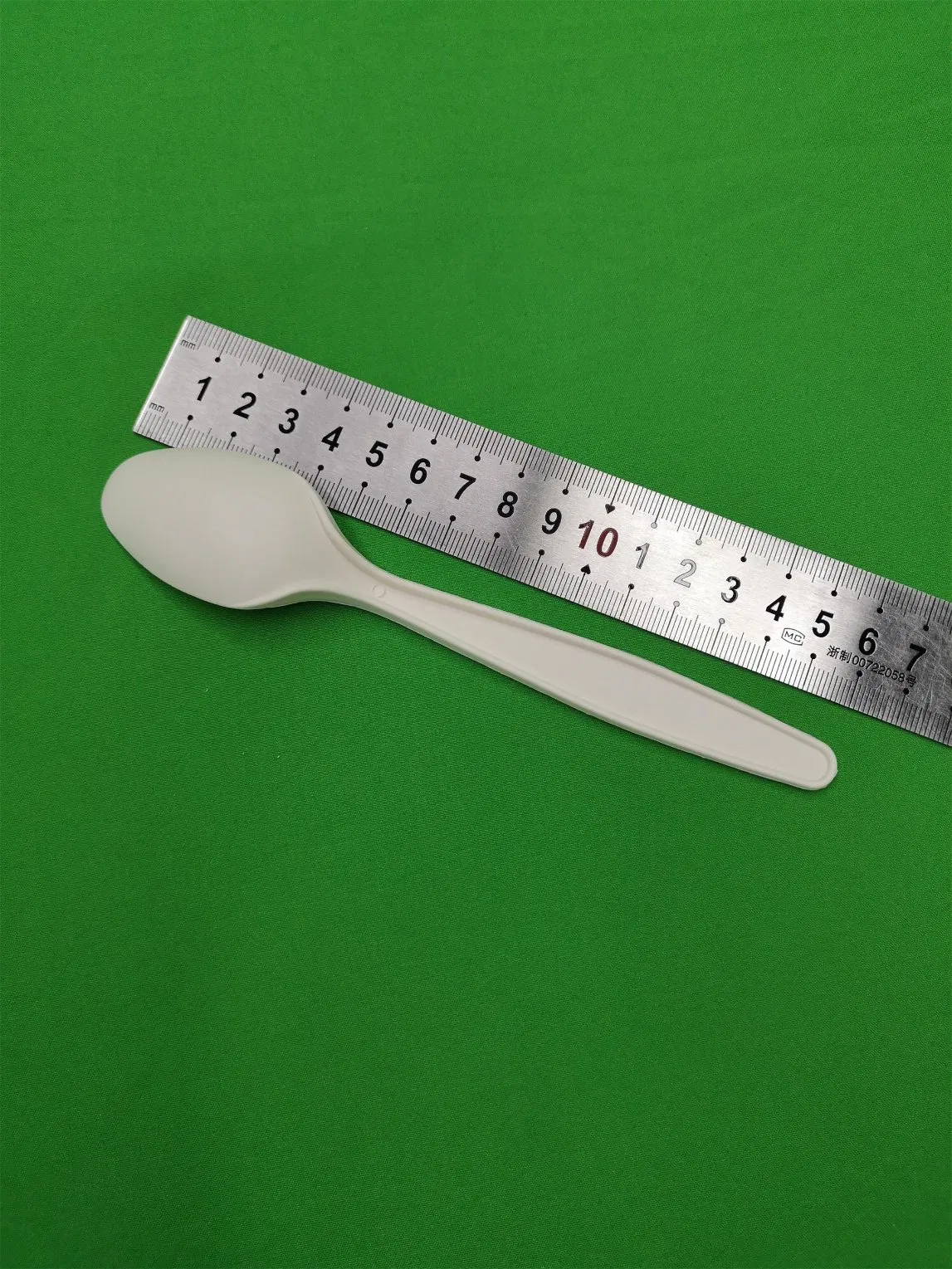 Disposable Spoon, Biodegradable, Made of Cornstarch, White, 16cm