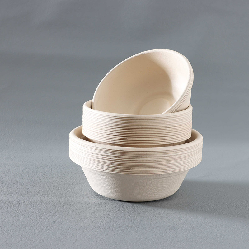 Экологичная одноразовая миска из сахарного тростника