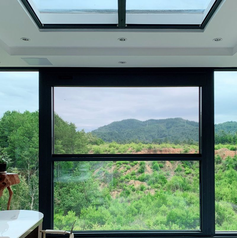 Smart Tilt Turn Window with Remote Control Rain Sensor for Commercial Residential