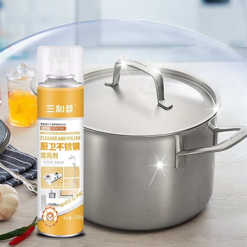 Factory Made Cleaner Easy to Use Spray Cleaner and Polish Industrial Stainless Steel Cleaner