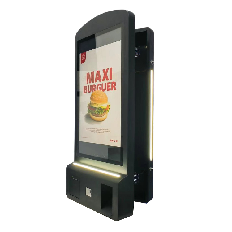 27 Inch Touch Screen Self Order Kiosk Self Service Payment Checkout Kiosk Machine for Supermarket Restaruant